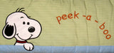 Lambs & Ivy Peek A Boo Snoopy Crib Bumper Pad