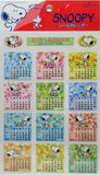 2006 Snoopy Calendar Stickers - SAME MONTHS AS YEAR 2023