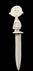 Charlie Brown Solid Pewter Letter Opener