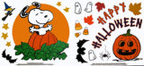 Snoopy Halloween Reusable Window Clings - 2 Full Sheets!