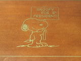 Danbury Mint Peanuts Music Box - Snoopy For President
