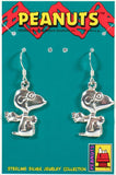 Snoopy Flying Ace Sterling Silver Earrings