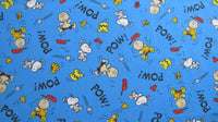Peanuts Fabric - POW! (3 Yards!)