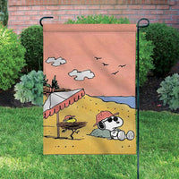 Peanuts Double-Sided Flag - Joe Cool At The Beach