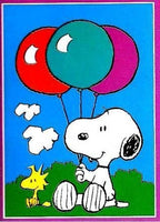 SNOOPY WITH BALLOONS Flag (Used/Near Mint)