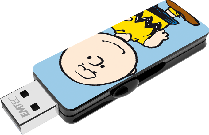 Charlie Brown 8GB Retractable Flash Drive