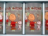 Snoopy and Friends Frosted Drinking Glass Set