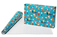 Peanuts Gang Holiday Gift Wrap Roll - 70 Sq. Feet!
