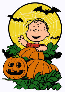Linus Halloween Jelz Window Cling - Pumpkin Patch