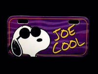 Snoopy JOE COOL Mini License Plate