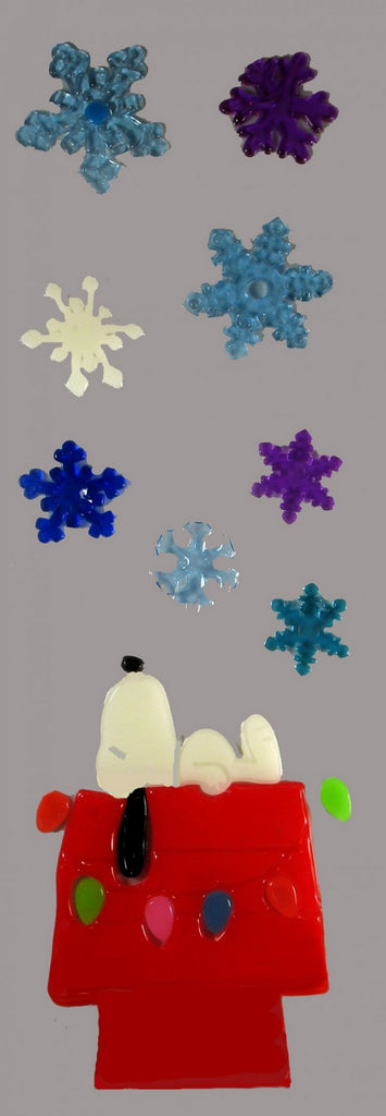 Snoopy Large 11-Piece Christmas Jelz Window Clings