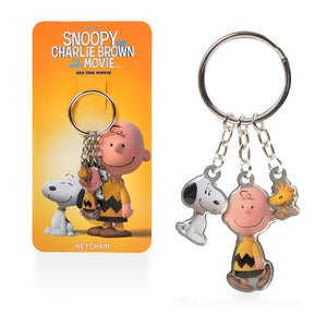 Peanuts Movie Multi-Charm Key Chain