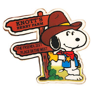 Knott's Enamel Pin - Cowboy Snoopy