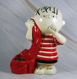 Peanuts Vintage Paper Mache Candle Holder - Linus