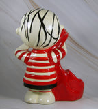 Peanuts Vintage Paper Mache Candle Holder - Linus