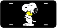 Snoopy Metal License Plate - Hugs