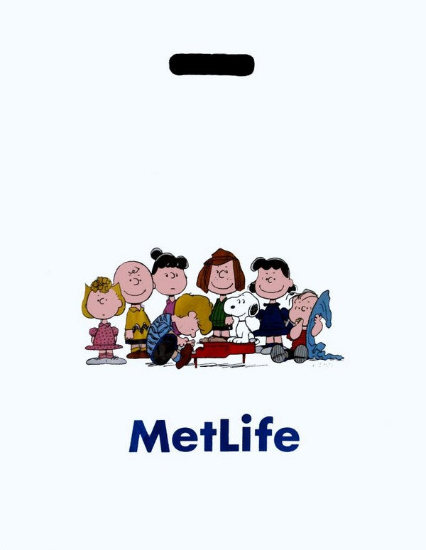 Met Life Peanuts Large Vinyl Tote Bag - ON SALE!