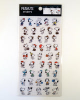 Peanuts Die-Cut Mini Plastic Stickers - Snoopy Personas