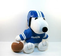 Met Life Snoopy Football Player Plush Doll