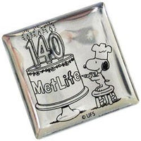 Met Life 140th Anniversary Metal Pin