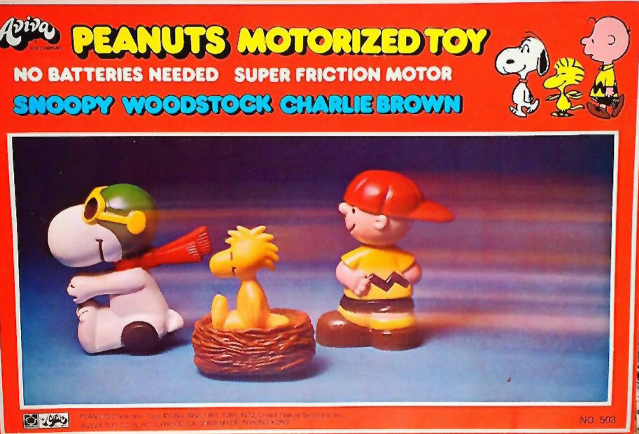 Peanuts 3-Piece Motorized Toy Set | snoopn4pnuts.com