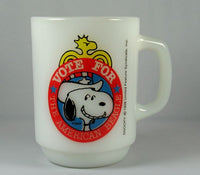 Fire King Vintage Milk Glass Mug: 
