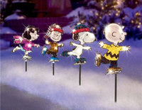 Peanuts Gang Lighted Pathway Markers - Skaters