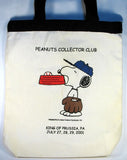 Peanuts Collector Club (PCC) Tote Bag - King Of Prussia (July 2001)