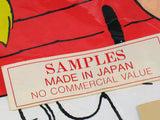 Peanuts Vintage Kid's Vinyl Craft Apron - Rare Japanese Sample!