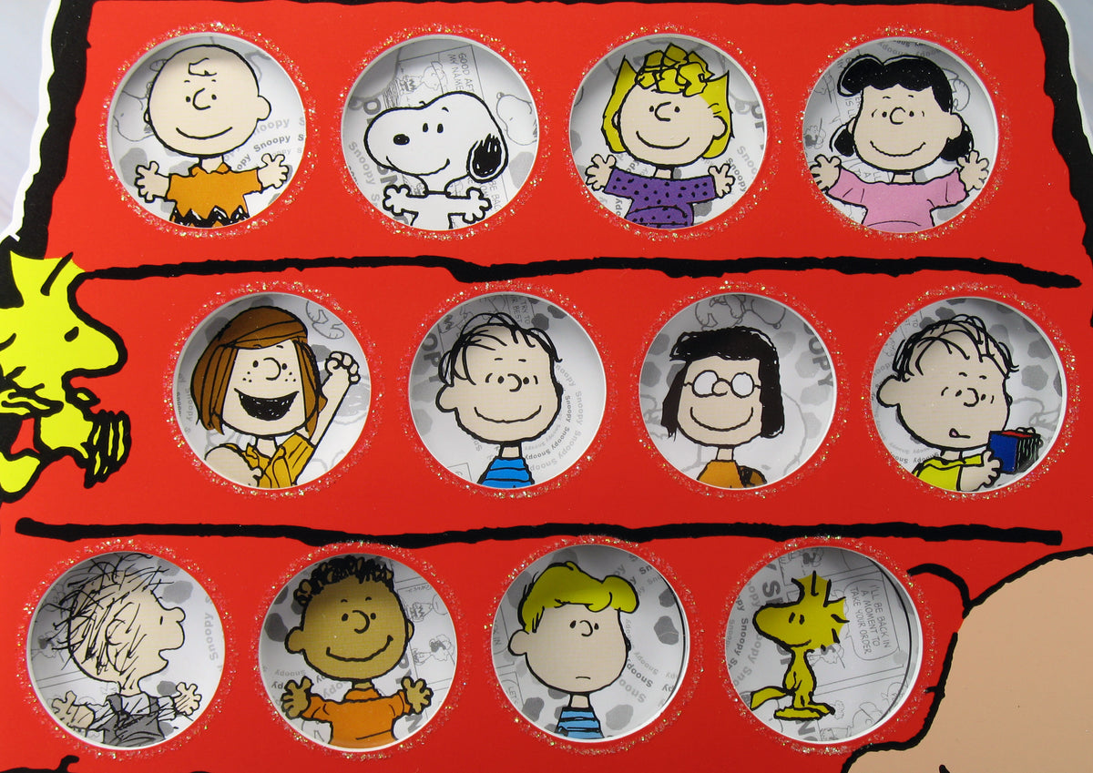 Peanuts Multi-Photo Wooden Picture Frame (Holds 13 Photos
