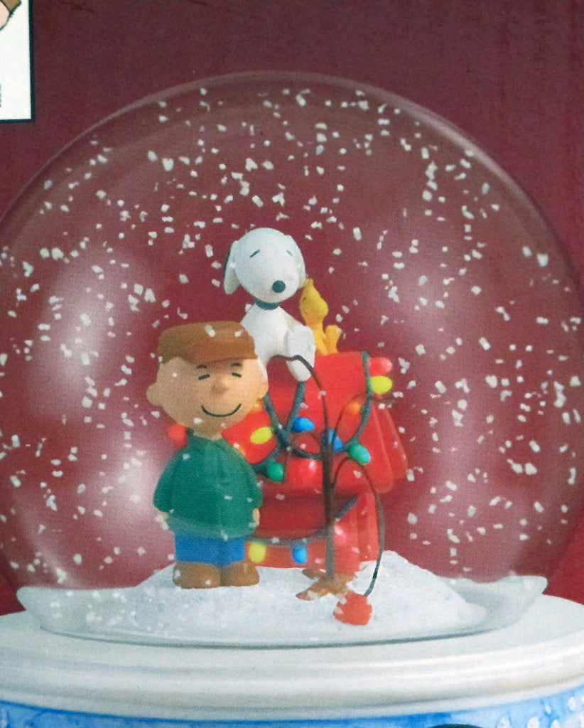 A Charlie Brown Christmas Musical and Lighted Christmas Large Snow Globe