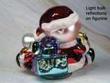 Charlie Brown and Snoopy Large Vintage Mercury Glass Christmas Figurine - RARE!