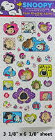 Peanuts Puffy Sparkle Stickers - Great For Scrapbooking!