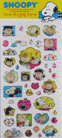 Peanuts Puffy Sparkle Stickers - Great For Scrapbooking!