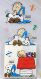 Linus and Snoopy Clear-Backed Stickers