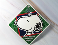 Camp Snoopy Plastic Window Decor With Suction Cup Hanger - Snoopy