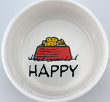 Snoopy Ceramic Pet Bowl / Snack Dish