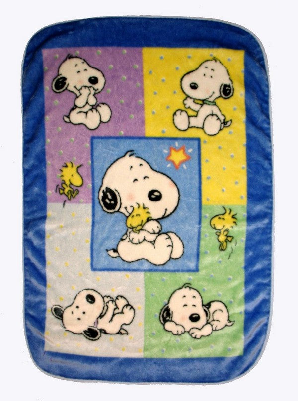 My Little Snoopy Plush Baby Blanket (USED BUT MINT CONDITION