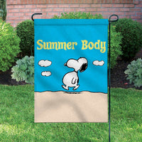 Peanuts Double-Sided Flag - Summer Body