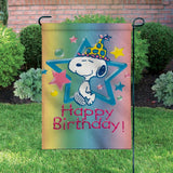 Peanuts Double-Sided Flag - Happy Birthday