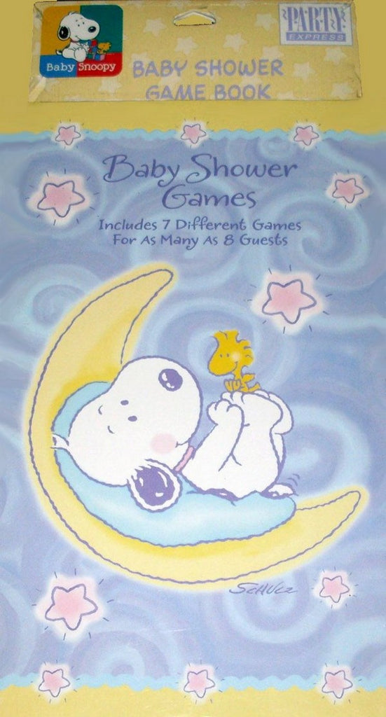 Baby Snoopy Baby Shower Game Book (24 Game Sheets/Up To 8 Guests)