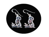 Literary Ace Sterling Silver Earrings