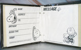Snoopy and Friends Hardback Address Book - World Famous Beagle