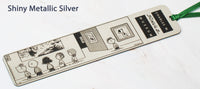 Charles Schulz Museum Metal Bookmark - Silver Metallic Finish