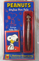 Snoopy Brass Pen and Notepad Set (FREE PEN REFILL!)