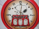 Peanuts Snoopy Musical and Animated Wall Clock - RARE!