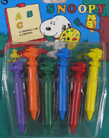 Snoopy-Shaped Crayons Set