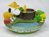 Detective Snoopy and Friends Acrylic Figurine - Chocolate Chip Cookies (Repaired)  Great For Holding Change or Keys!