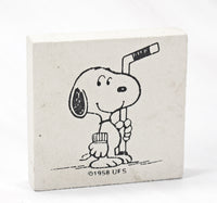 Snoopy Vintage Hockey Eraser