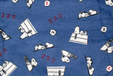 Snoopy Imported Unisex Flannel Pajamas - Size Small (Runs Big)